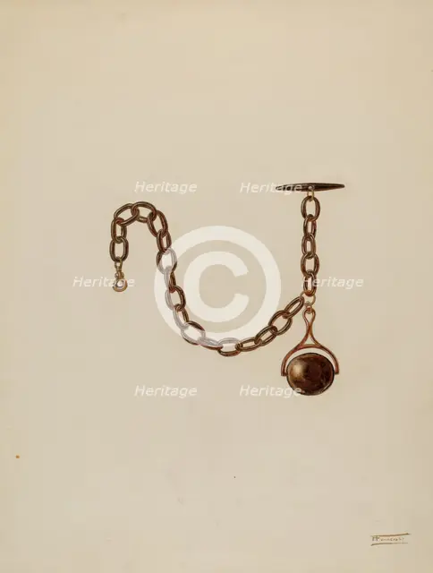 Watch Chain, c. 1939. Creator: Frank Fumagalli.