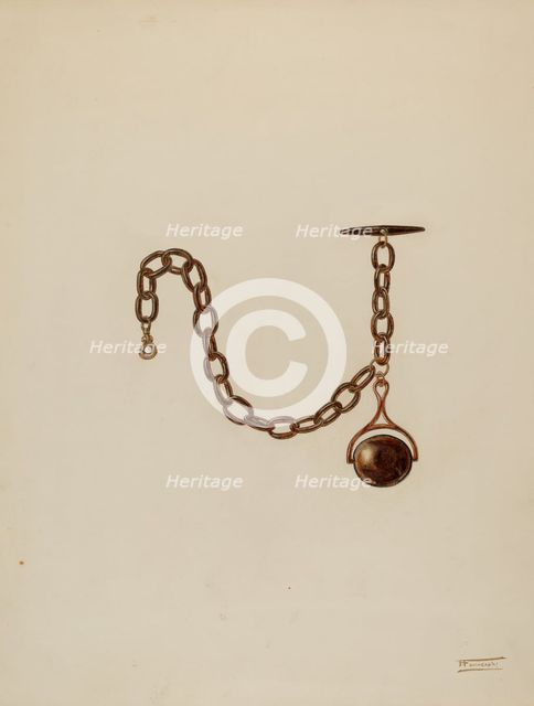 Watch Chain, c. 1939. Creator: Frank Fumagalli.