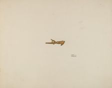 Watch Key, c. 1938. Creator: Harry Grossen