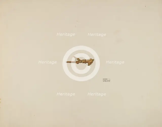 Watch Key, c. 1938. Creator: Harry Grossen.