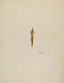 Watch Key, c. 1938. Creator: Harry Grossen