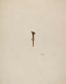 Watch Key, c. 1938. Creator: Harry Grossen