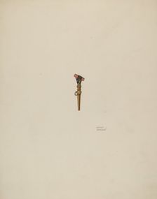 Watch Key, c. 1938. Creator: Harry Grossen