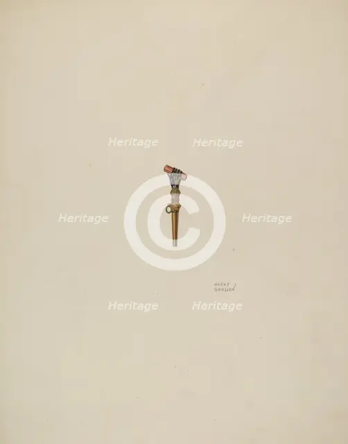 Watch Key, c. 1938. Creator: Harry Grossen.