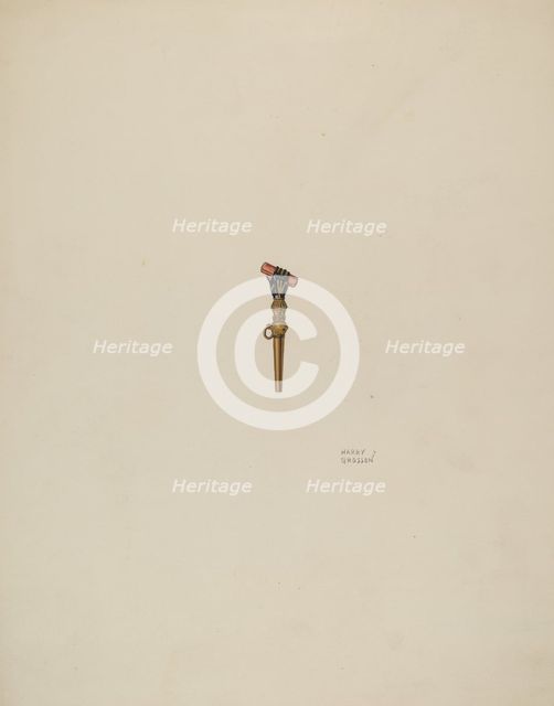 Watch Key, c. 1938. Creator: Harry Grossen.