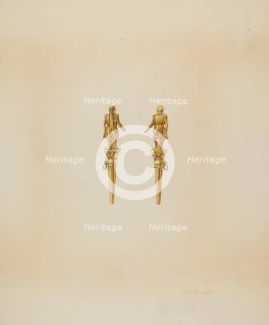 Watch Key, c. 1938. Creator: Robert Clark.
