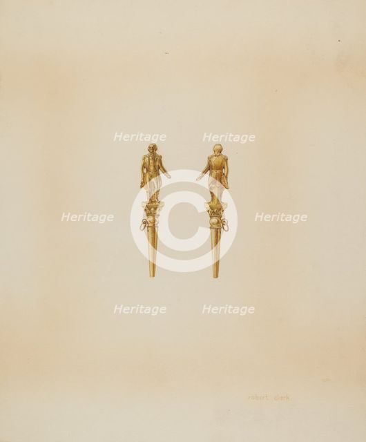 Watch Key, c. 1938. Creator: Robert Clark.