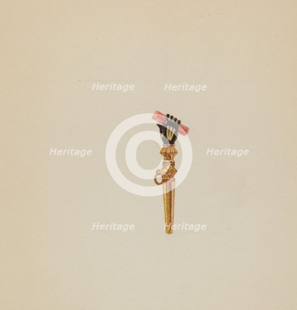 Watch Key, c. 1938. Creator: Robert Clark.