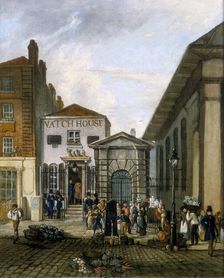 Watch House, Covent Garden c1835