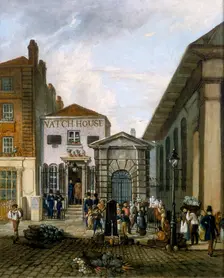 Watch House, Covent Garden c1835. Creator: Unknown