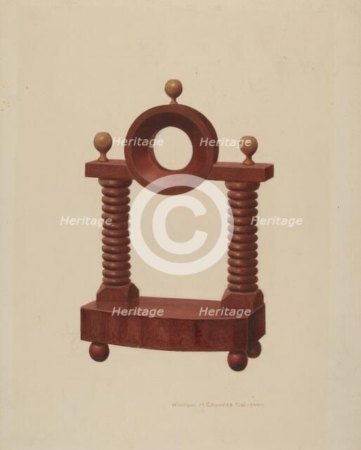 Watch Holder, c. 1939. Creator: William H Edwards.