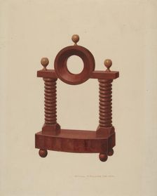 Watch Holder, c. 1939. Creator: William H Edwards