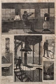 Watch-Tower, Corner of Spring and Varick Streets, New York, 1874. Creator: Winslow Homer (American, 1836-1910)