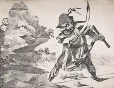 Watch Your Rear ! ! ! !, 1822., 1822. Creator: Eugene Delacroix