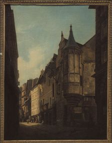 Watchtower of the Hôtel de Schomberg at the corner of rue Bailleul and rue Jean Tison, 1832. Creator: Lambert Nolle