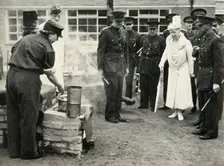 Watching A.T.S. girls at work...Army School of Cookery at Aldershot c1941, (1951). Creator: Unknown