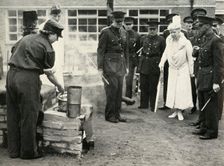 Watching A.T.S. girls at work...Army School of Cookery at Aldershot c1941, (1951). Creator: Unknown