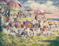 Watching a Boat-Race 1903. Artist: Mortimer L Menpes