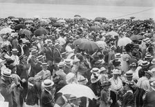 Watching departure - S.S. Imperator, (June 1913?). Creator: Bain News Service