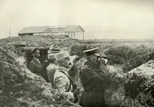 Watching the Battle in France c1915, (1919). Creator: Unknown