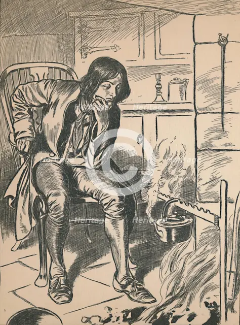 'Watching the Boiling Kettle', c1907. Artist: Unknown.