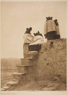 Watching the Dancers, 1906. Creator: Edward Sheriff Curtis