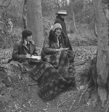 Watching the Sunbeam Motor Car Club Bognor Trial, 1929. Artist: Bill Brunell