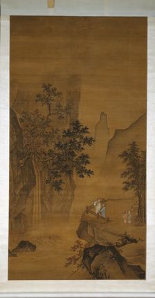 Watching the Waterfall, Ming dynasty (1368-1644), 15th century. Creator: Xia Kui