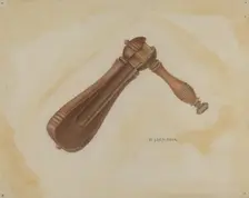 Watchman's Rattle, 1938. Creator: E. J. Gilsleider