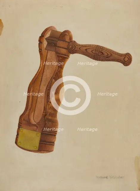 Watchman's Rattle, c. 1937. Creator: Richard Whitaker.