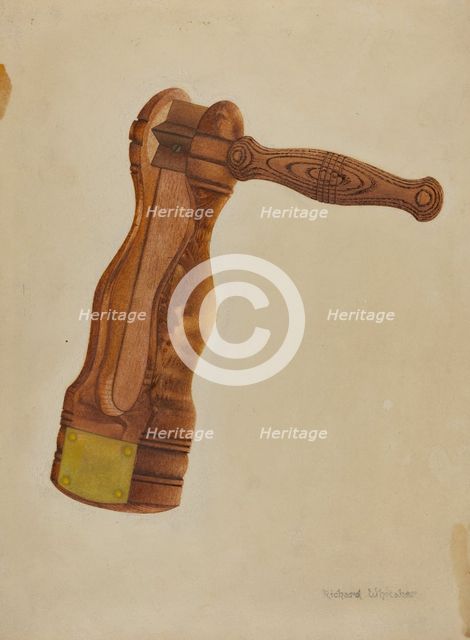 Watchman's Rattle, c. 1937. Creator: Richard Whitaker.