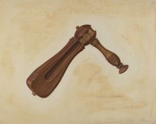Watchman's Rattle, c. 1939. Creator: E. J. Gilsleider
