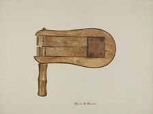 Watchman's Rattle, c. 1940. Creator: Marius Hansen