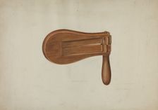 Watchman's Rattle, c. 1941. Creator: Leonard Battee