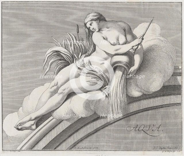 Water, 1735. Creator: Johann Justin Preissler.