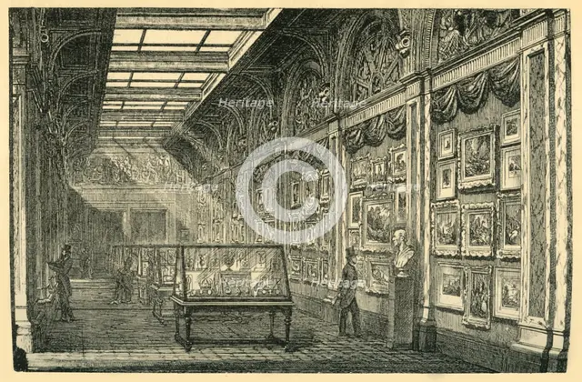 'Water-Colour Gallery', 1860s, (1881). Creator: Unknown.