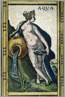 Water coloured engraving from the book Le Theatre du monde or Nouvel Atlas 1645, created…