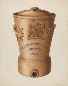 Water Cooler, 1941. Creator: John Tarantino