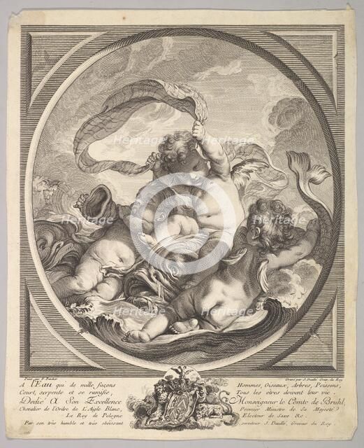 Water, ca. 1748. Creator: Jean Daullé.