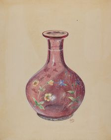 Water Carafe, 1937. Creator: Ralph Atkinson