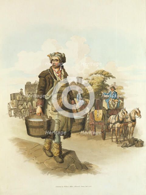 Water carrier, 1808. Artist: William Henry Pyne