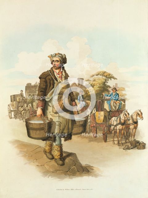 Water carrier, 1808. Creator: William Henry Pyne.