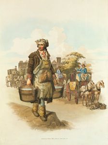 Water carrier, 1808. Creator: William Henry Pyne