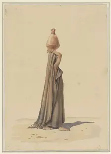 Water carrier, 1840-1879. Creator: Emile Prisse D'Avennes