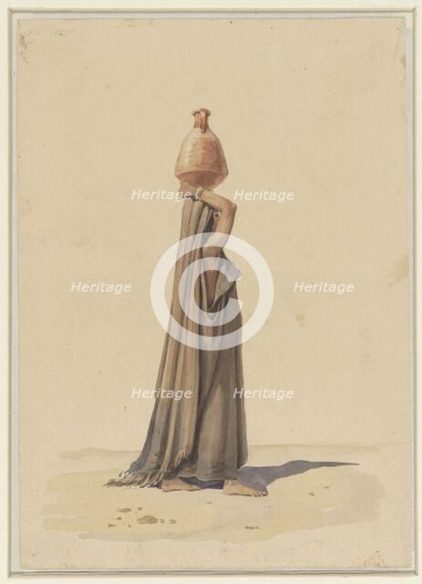 Water carrier, 1840-1879. Creator: Emile Prisse D'Avennes.