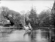 Water carrier at, Ewelme, Oxfordshire, c1860-c1922. Artist: Henry Taunt