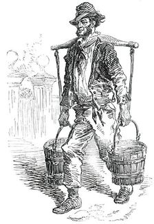 Water-Carrier at Hampstead, 1850. Creator: Unknown