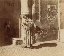 Water-carrier, Samarkand, between 1905 and 1915. Creator: Sergey Mikhaylovich Prokudin-Gorsky
