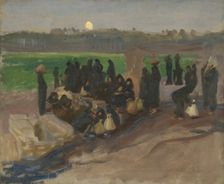 Water Carriers on the Nile, 1891. Creator: John Singer Sargent