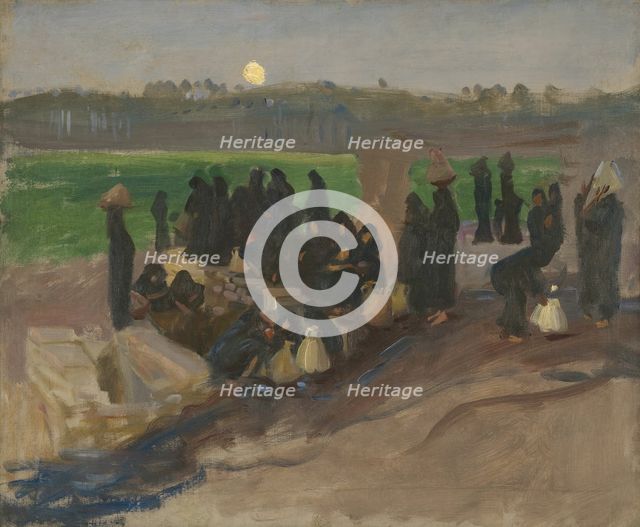Water Carriers on the Nile, 1891. Creator: John Singer Sargent.